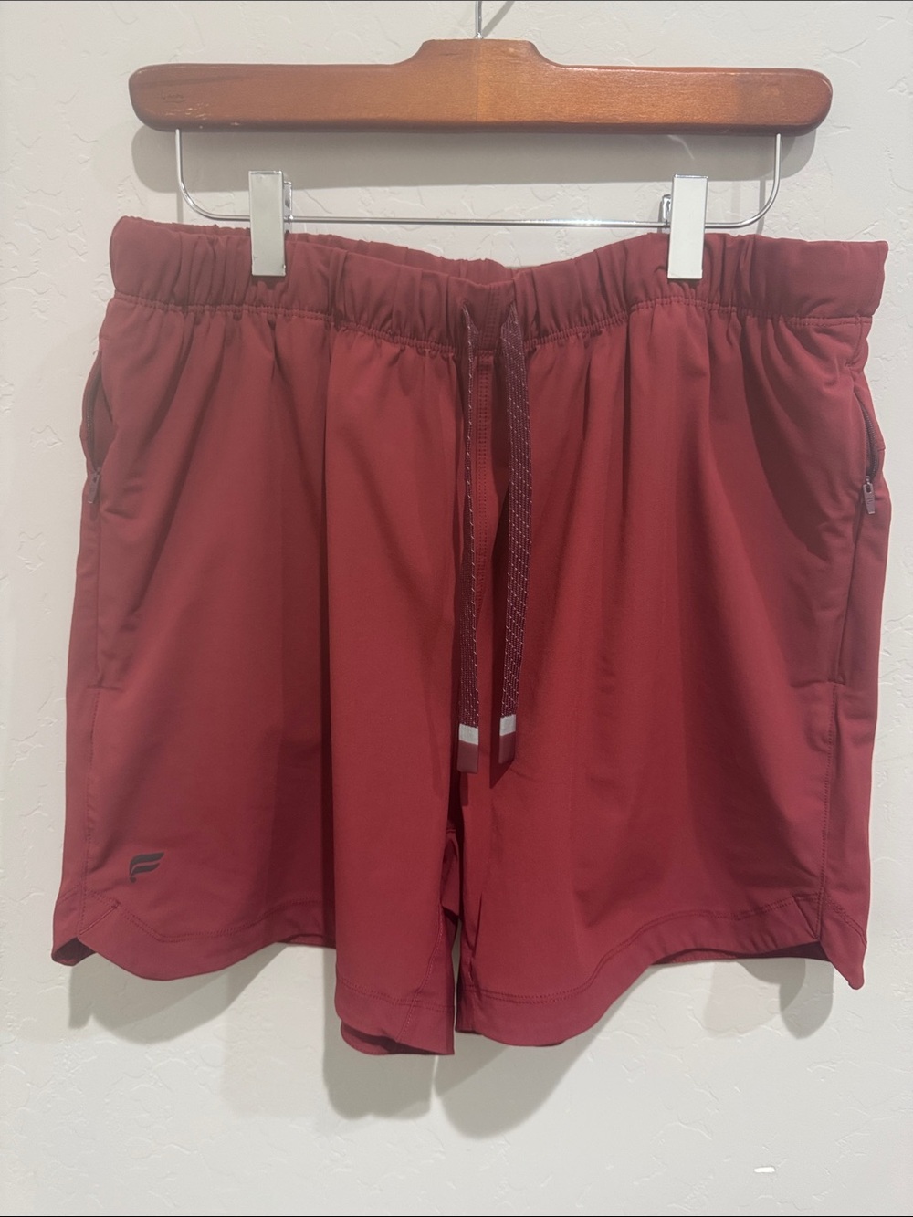 Fabletics Drawstring Shorts - Burgundy